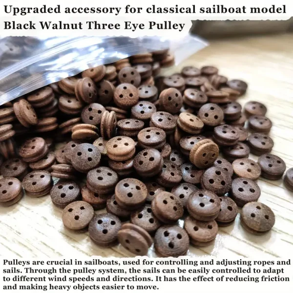 Accessories for classical sailboat models - pulley models - 图片 2