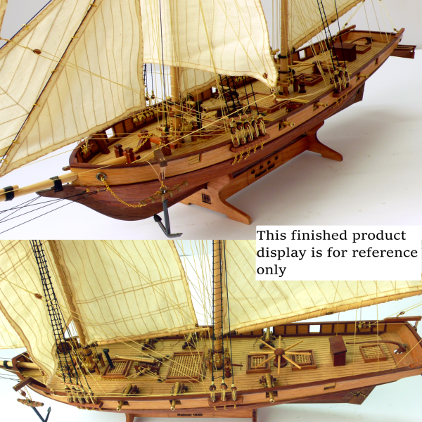 Wooden Assembled Halco western Boat(1:48) - 图片 4