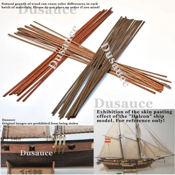 Ship model upgrade accessories - solid wood veneer - 图片 3