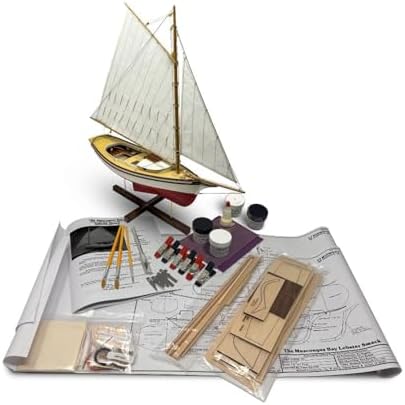 Midwest 951 - Muscongus Bay Lobster Smack 1:24 Model Kit to Build - Model Ship Kit with All Tools, Glue and Paint You Need to Assemble - Easy to Build : Arts, Crafts & Sewing