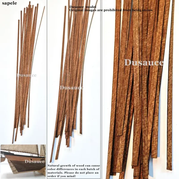 Ship model upgrade accessories - solid wood veneer - 图片 5