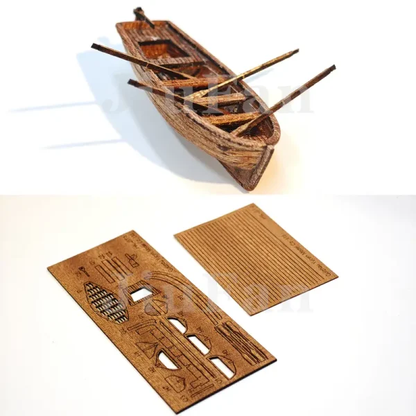 Accessories for the Halco Ship Model (1:100) - Lifeboat-Sapele - 图片 3