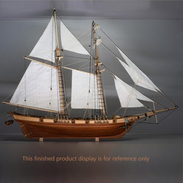 Wooden Assembled Halco western Boat(1:48)